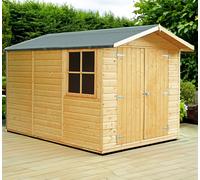 Shire Guernsey 7' x 10' 11" Apex Shed - Premium Dip Treated Shiplap