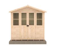 Shire Haddon 7x5 12mm interlock Clad wooden Summerhouse
