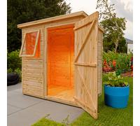 Shire Hampshire 6' 5" x 4' 5" Pent Shed - Premium Dip Treated Shiplap
