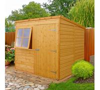Shire Hampshire 6' 5" x 6' 8" Pent Shed - Premium Dip Treated Shiplap