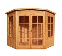 Shire Hampton 10' 3" x 10' 3" Flat Summerhouse - Premium Dip Treated Shiplap