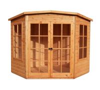 Shire Hampton High Spec Shiplap Summerhouse Garden Sun Room Approx 10 X 10 Feet