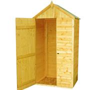 Shire 3ft x 2ft Handy Garden Storage Shed, Brown