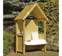 Shire Hebe Pressure Treated Garden Arbour 5' x 3'