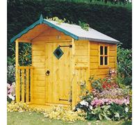 Shire Hide 4 X 4 Feet Single Door With One Fixed Window Playhouse - Verandah