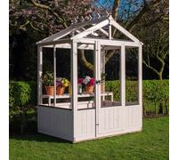 Shire 6x4 Holkham Dip Treated Wooden Greenhouse