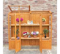 7 x 3 Shire Holme Mini Wooden Greenhouse