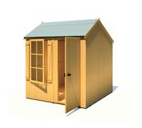 Shire Holt 7 ft x 7 ft T&G Shed, Brown