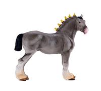 MOJO - Shire Dapple Grey | Hand-Painted Toy | Farmland Collection | True to Life & Highly Detailed | Designed in the UK