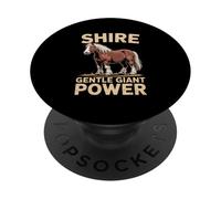Shire Horse Shire Giant Gentle Power Design PopSockets Adhesive PopGrip