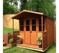 Houghton Shiplap Summerhouse Garden Sun Room Approx 7 x 7 Feet