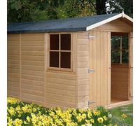 Shire Jersey 7x13 12mm interlock Clad wooden Shed