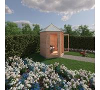 Shire Kendall Gazebo Hexagonal Summerhouse 6x6 12mm Cladding