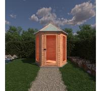 Shire Kendall Gazebo Hexagonal Summerhouse 6x6 12mm Cladding