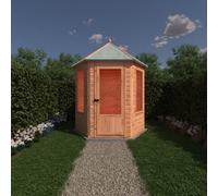 Shire Keswick Gazebo Hexagonal Summerhouse 6x6 12mm Cladding