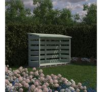 Shire 6 ft x 3 ft Pressure Treated Log Store, Brown