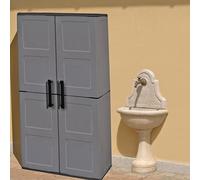 Shire Tall Cabinet Plastic Garden Store Approx L70 X W39 X H165 Cm