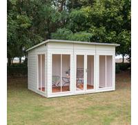 Shire Lela 12 ft x 8 ft Summerhouse, Brown