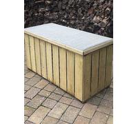 Shire 4 x 2ft Sawn Timber Log Box - Size: 2 x 4ft - Shire Garden Buildings - Wilko