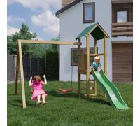 Shire Lucas Play Centre With Double Swings And Slide