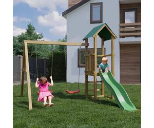 Shire Lucas Play Centre With Double Swings And Slide
