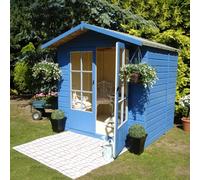 Shire Lumley Shiplap Summerhouse Garden Sun Room Approx 7 X 5 Feet