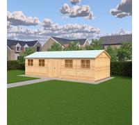 Shire Mammoth 12X30 Dd Shiplap Multi-Functional Garden Shed