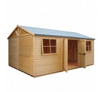 Shire Mammoth 18' 1" x 12' 11" Apex Shed - Premium Coated Shiplap