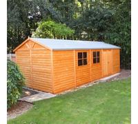 Shire Mammoth 29' 10" x 12' 11" Apex Shed - Premium Coated Shiplap