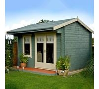 Shire Elm 8X14 19mm Summer House Log Cabin