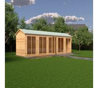 Shire Mayfield Summerhouse 20X6Ft With Interchangable Front Panels