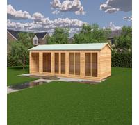 Shire Mayfield Summerhouse 20X8Ft With Interchangable Front Panels