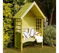 Shire Mimosa Garden Arbour Seat Pressure Treated