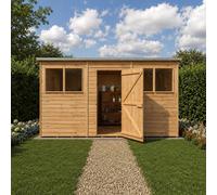 Overlap 12X6 Pent With Single Door