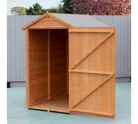 Shire Garden Value Overlap 3 x 5 Shed, Brown