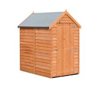 Shire Garden Value Overlap 6 x 4 Shed, Brown