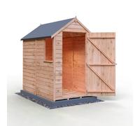 Shire Overlap 6X4 Single Door Value Shed With Window