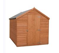 Shire Garden Value Overlap 7 x 5 Shed, Brown