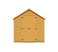 Shire Overlap 8 x 6 Double Door Value in Light Brown Shire Light Brown