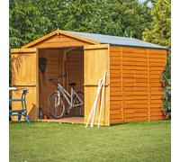 Shire Overlap Apex Garden Shed with Double Doors 12 x 6ft