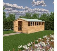 Shire Overlap Double Door 10x15 Economy Storage Shed