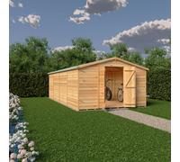 Shire Overlap Double Door Windowless 10' x 20' Shed