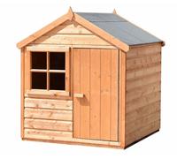 Shire Playhut 4 X 4 Feet Single Door With One Opening Window Playhouse
