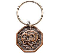 Shire Post Mint Memento Mori/Memento Vivere Copper Keychain, Copper, Medium