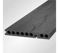 Shire Premium European Composite Decking Edge Board In Dark Grey, 200 X 25 X 4200 Each