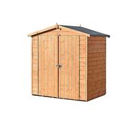Lewis 6' x 4' Premium Apex Double Door with One Opening Window
