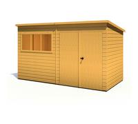 Shire Ranger 12 X 6 Feet Double Door Shed - L179 X W359 X H213.9 Cm