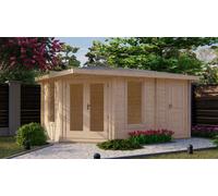 Shire Rita 10x14 Log Cabin Corner Office and shed mulitroom 44mm cladding