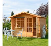 Shire Sandringham 10' 8" x 7' 8" Apex Summerhouse - Premium 12mm Cladding Shiplap
