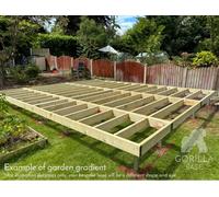 Shire Shed Base And Decking Base. Groundscrew Base For Garden Structures. Installed (Size 181Sq Ft To 216Sq Ft Max) Using Ground Screws.